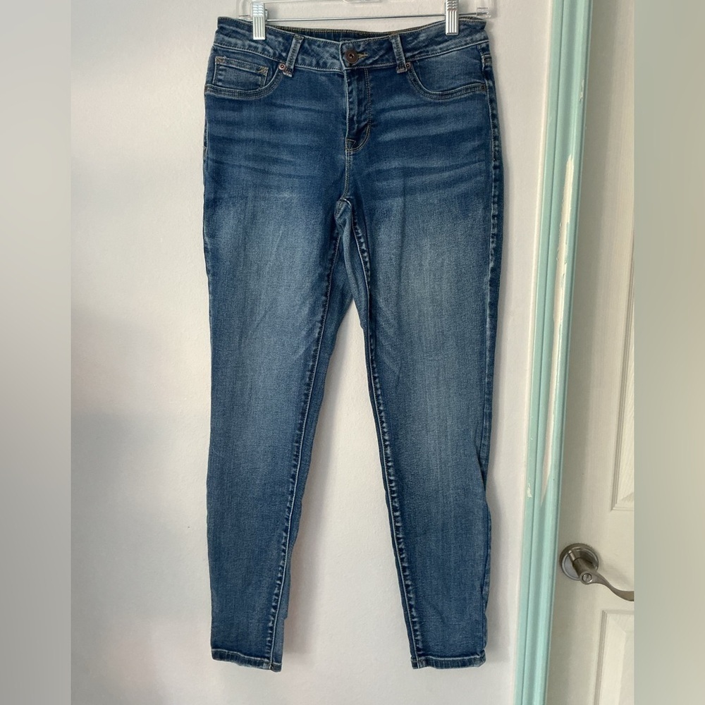 Maurices Dark Blue Skinny Jeans